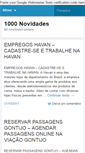 Mobile Screenshot of 1000novidades.com